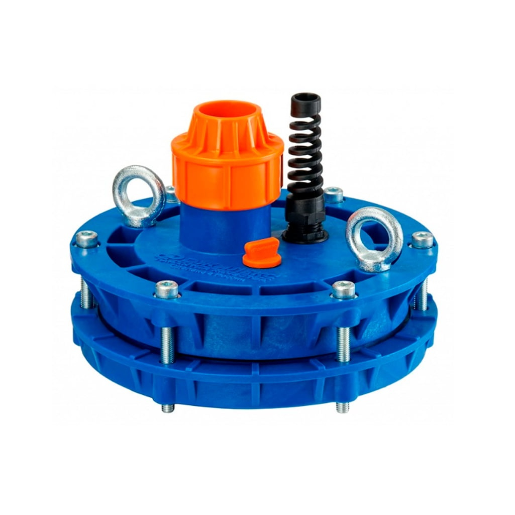 Оголовок скважины Джилекс ОСП 110-133/32, 6301, пластмассовый, цвет синий