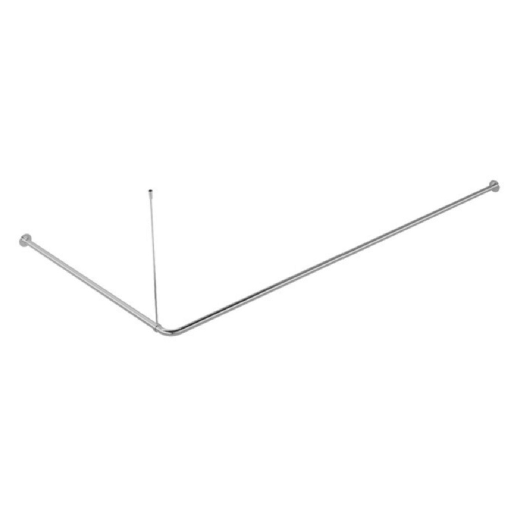 Штанга для ванной Iddis Elegante 050A200I14, угловая, алюминий, 90-180 см, хром