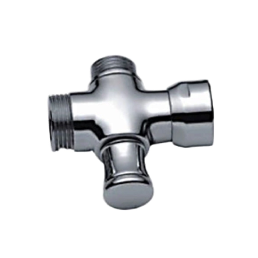 Дивертор для смесителя Frap FААА 1277-2604, кнопочный,  латунь, хром