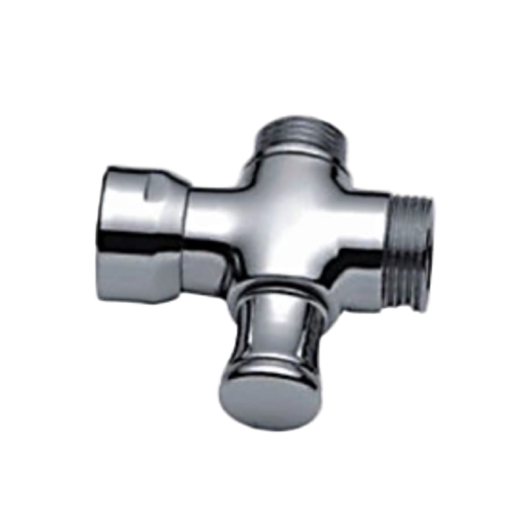 Дивертор для смесителя Frap FААА 1277-2604, кнопочный,  латунь, хром