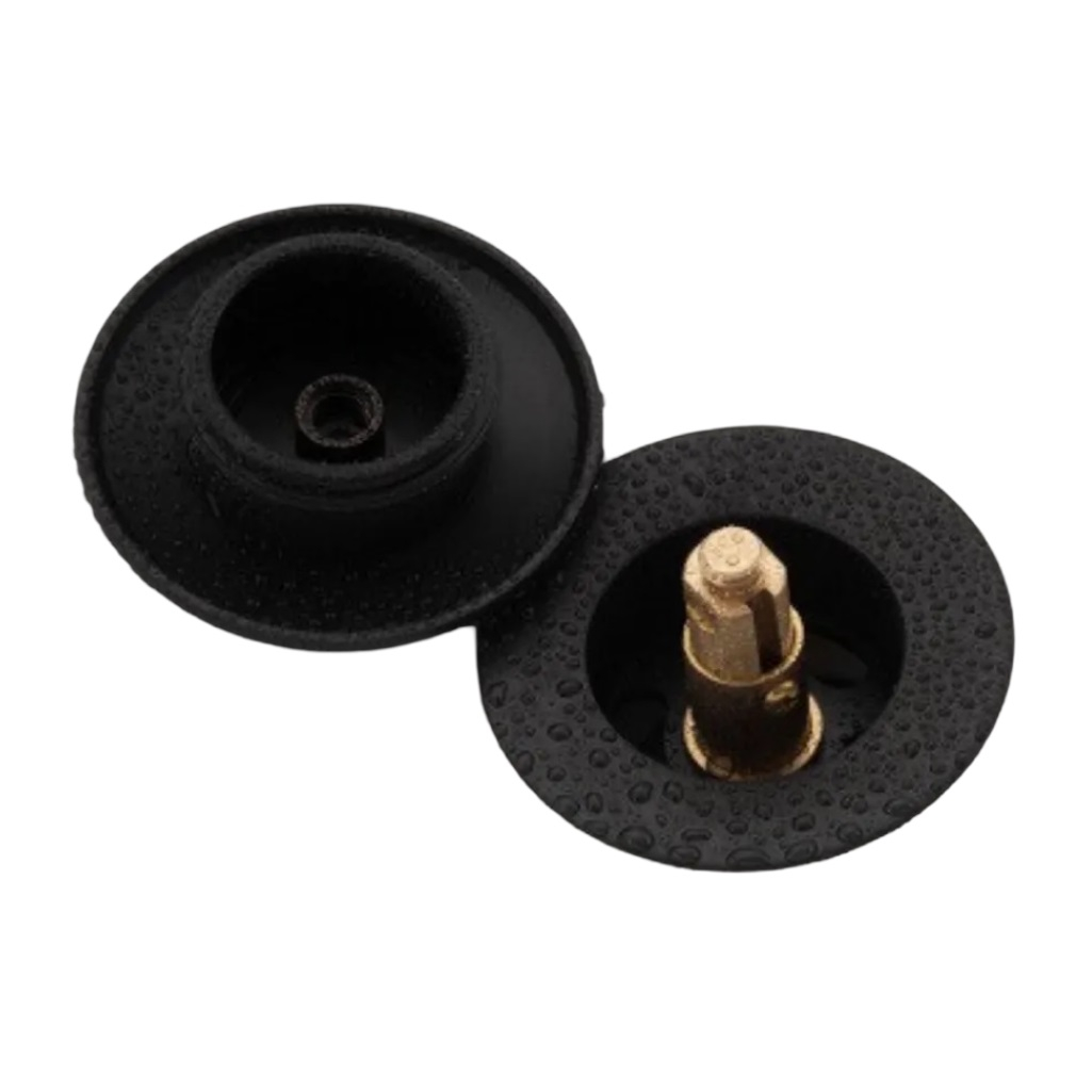 Донный клапан Frap F62-7, автоматический, для раковины с переливом и без, черный