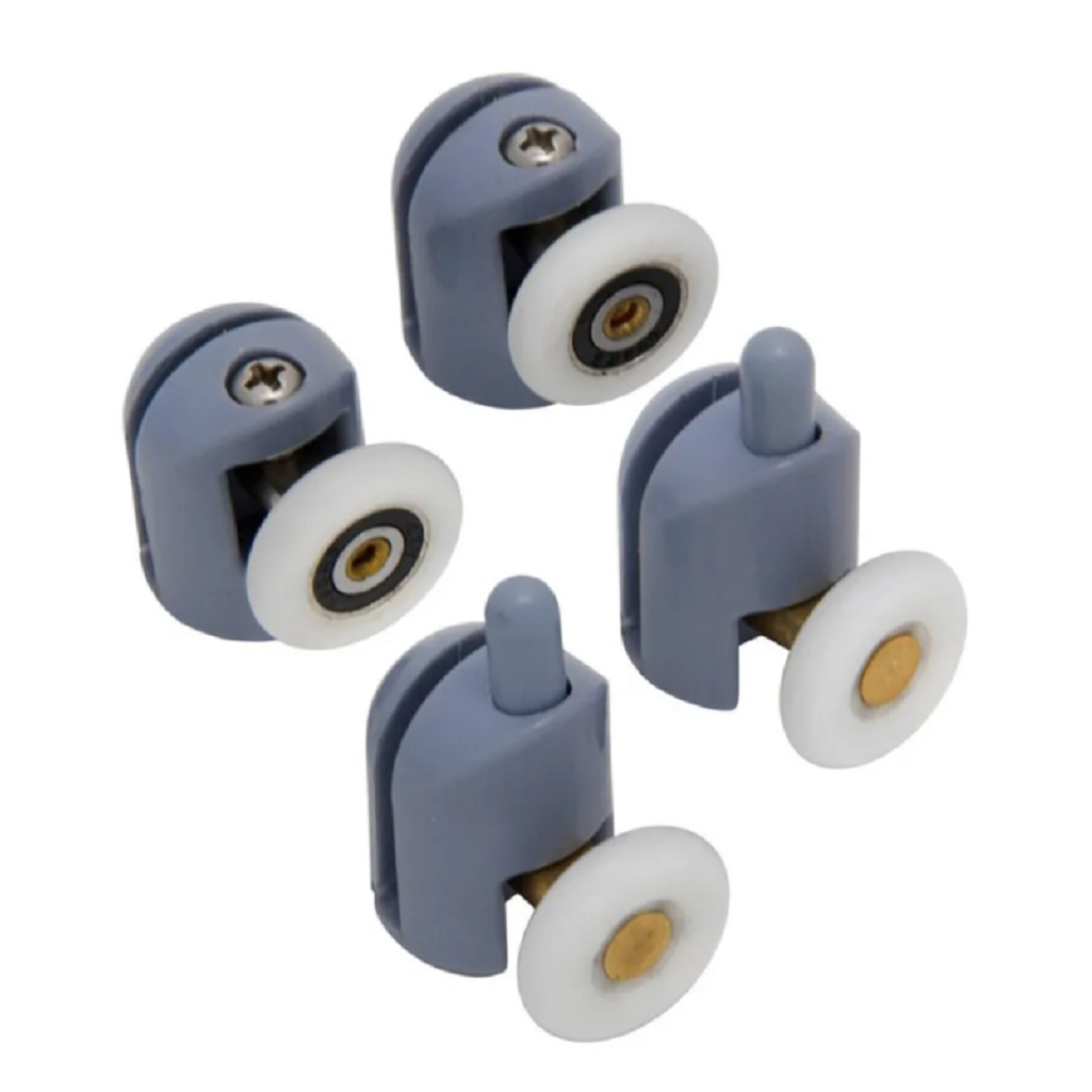 Комплект роликов для душевой кабины MasterProf №2, диаметр 23-25 мм, в упаковке 4 штуки