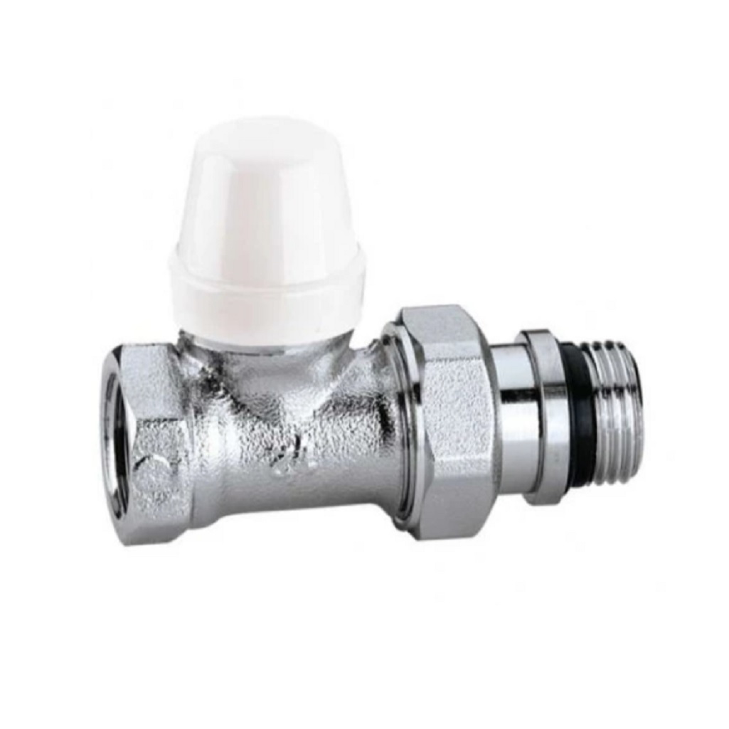 Вентиль запорный Caleffi 432503, прямой, нижний, для стальных труб, 3/4