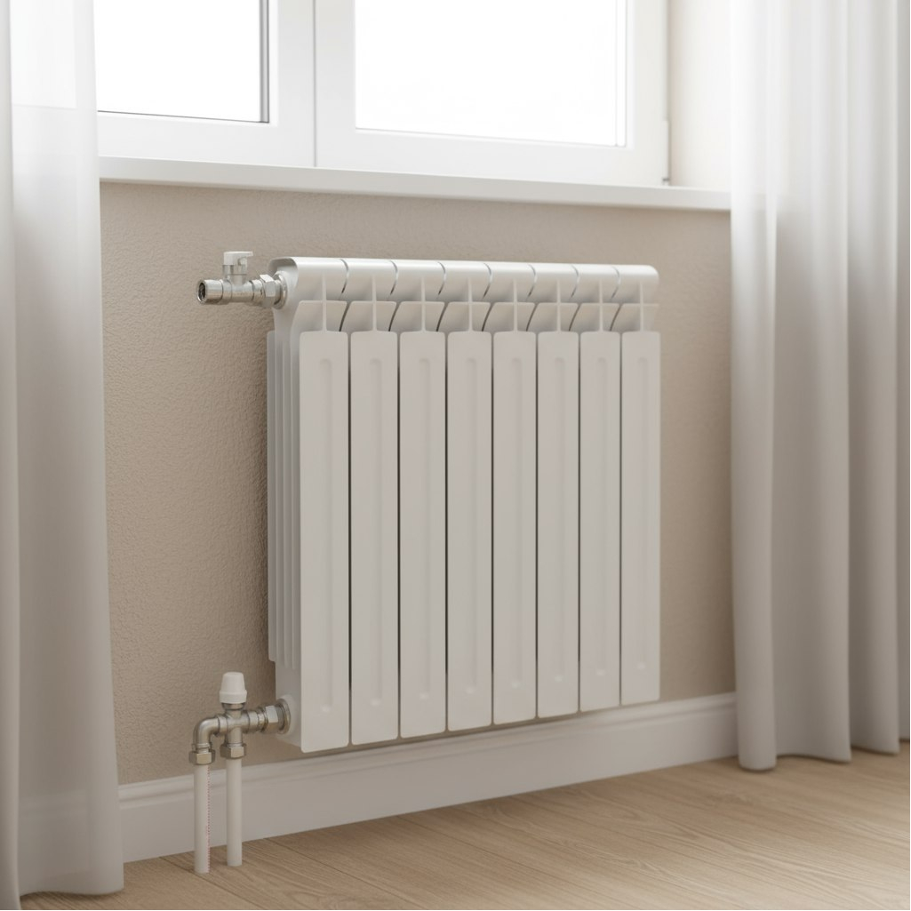 Вентиль запорный Caleffi 432503, прямой, нижний, для стальных труб, 3/4