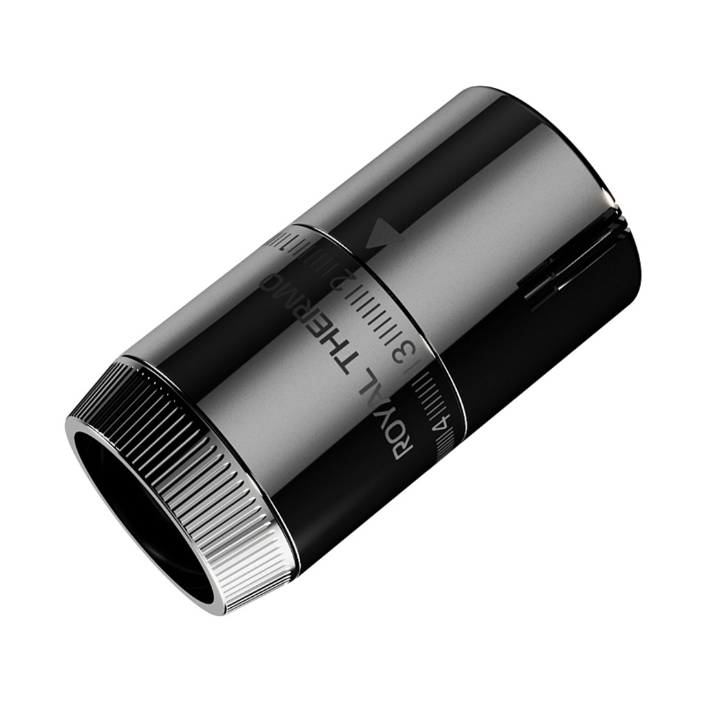 Термоголовка жидкостная Royal Thermo Design М30х1.5 пластик, хром