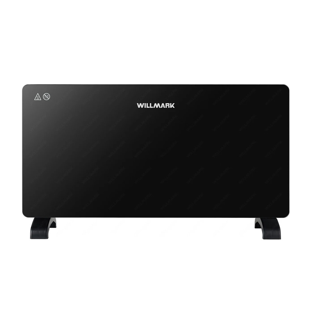 Конвектор электрический Willmark WCH-2000GB, до 25 кв.м, черный, 2000 Вт