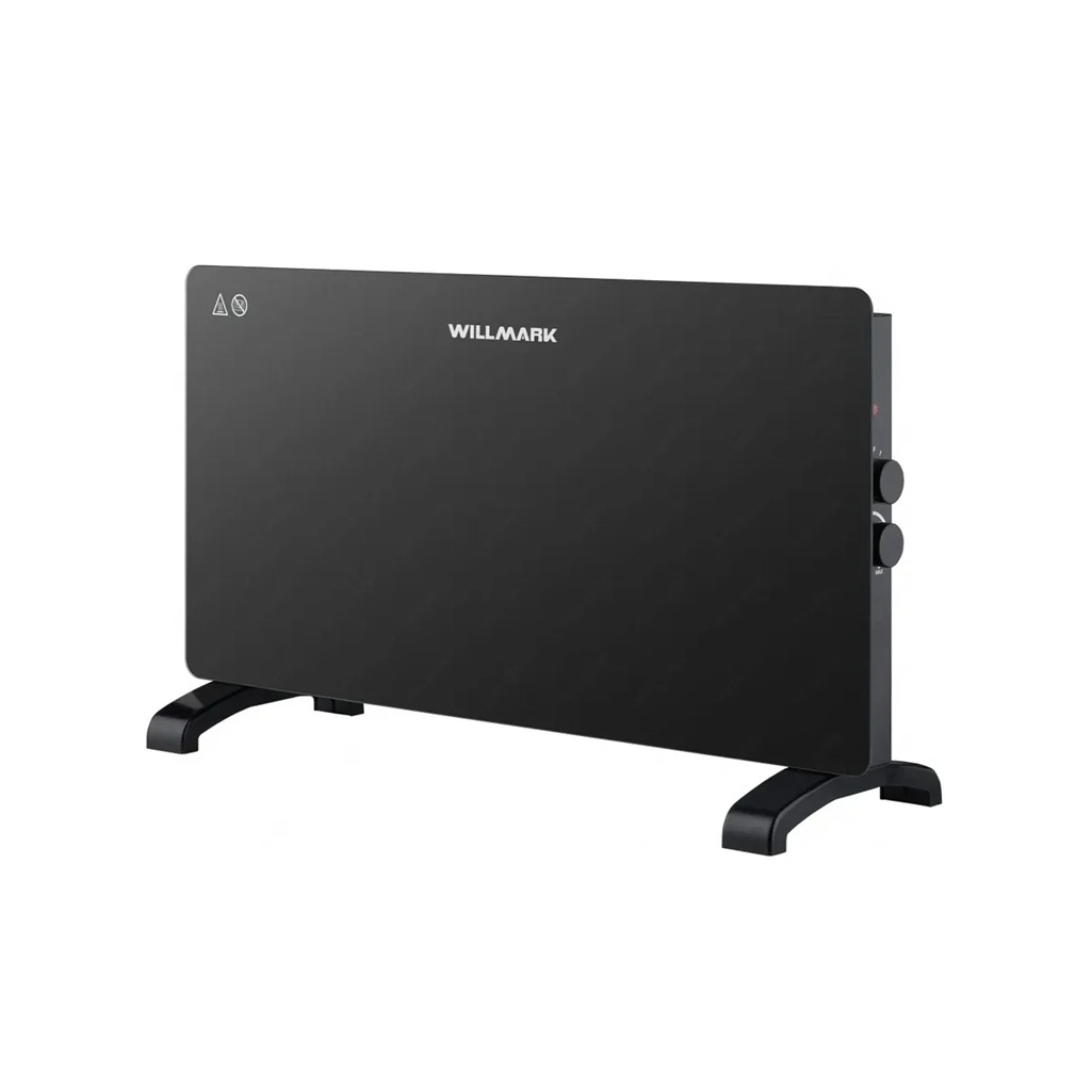 Конвектор электрический Willmark WCH-2000GB, до 25 кв.м, черный, 2000 Вт