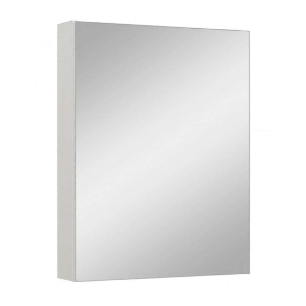 Шкаф зеркальный навесной Runo Лада 40, для ванной комнаты, белый