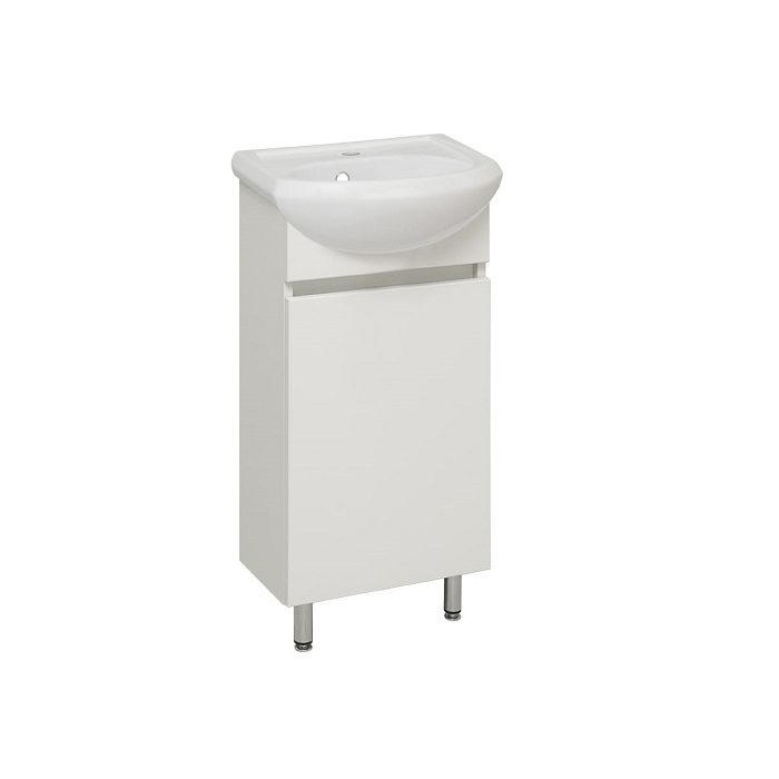 Тумба Runo Лада 40 белая + раковина Mango 40