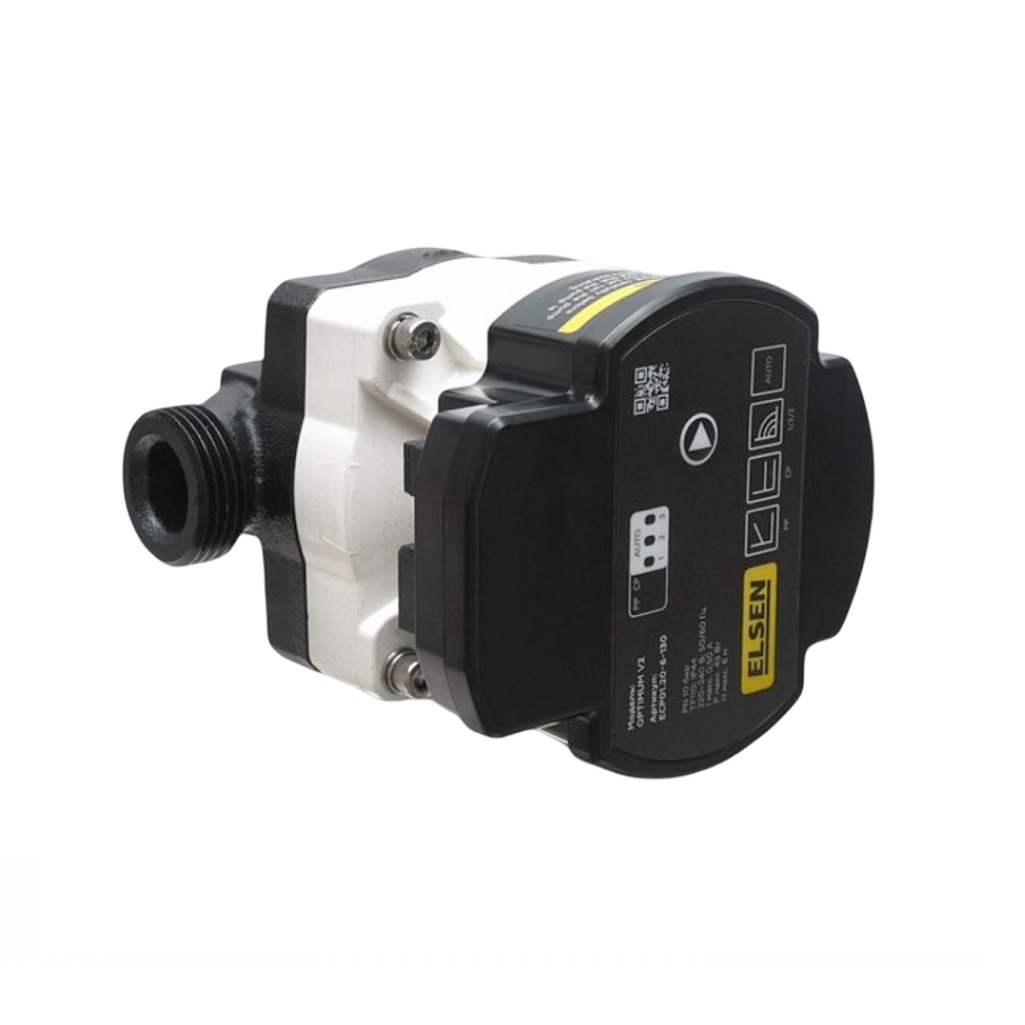 Насос циркуляционный Elsen OPTIMUM-V2 ECP01.25-6-180, с мокрым ротором, для систем отопления, 45 Вт, напор 6 м, 53 л/мин