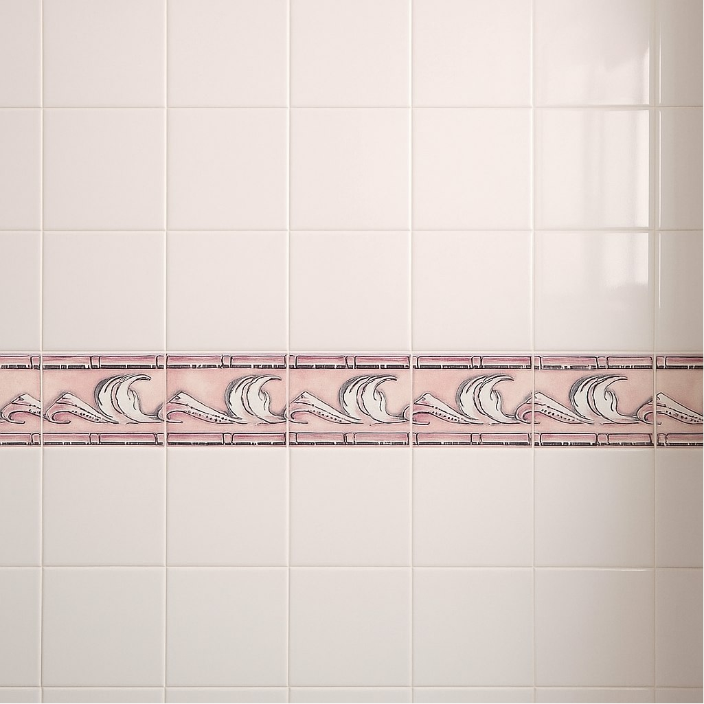 Бордюр Tubadzin L-Luar 2B 45х200 мм, рельефная поверхность, бежевый