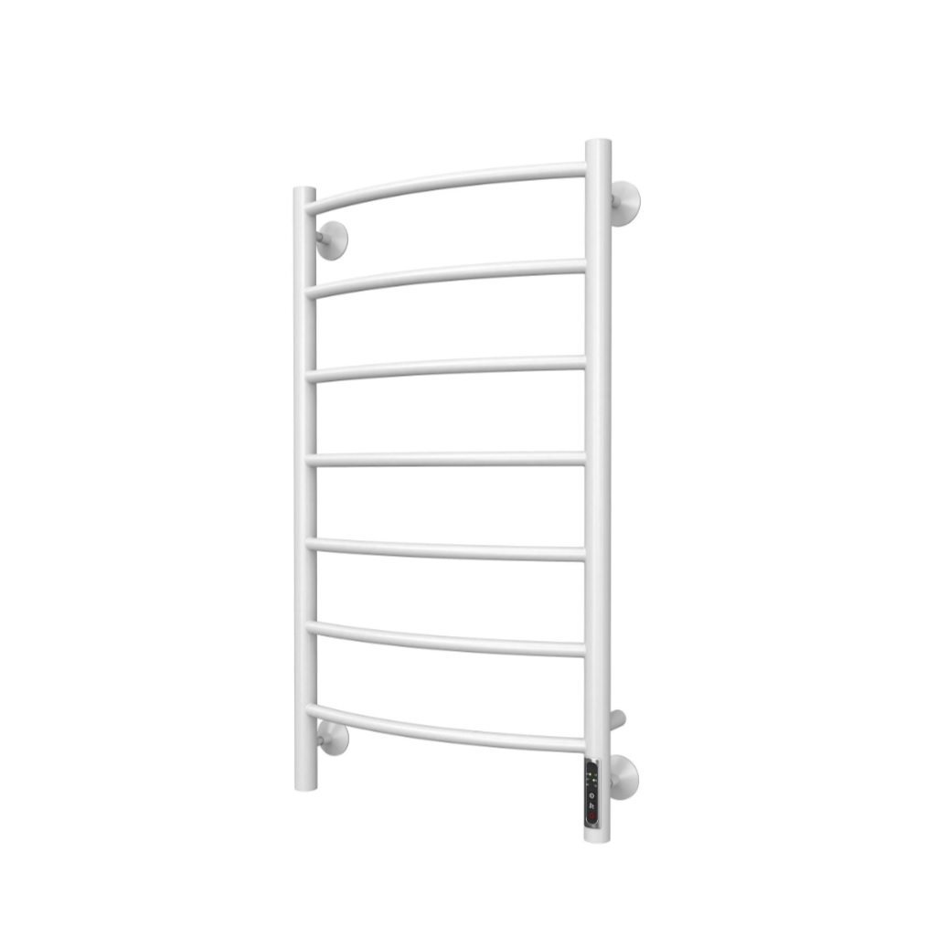 Полотенцесушитель водяной Royal Thermo Classic white П7 Лесенка, RTС.W.7.500.800, нержавеющая сталь, 500х800 мм