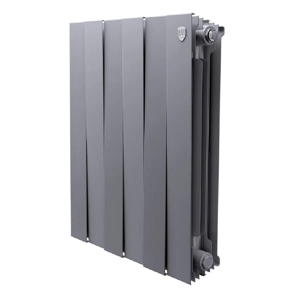 Радиатор Royal Thermo PianoForte 500/Silver Satin - 6 секций биметалл