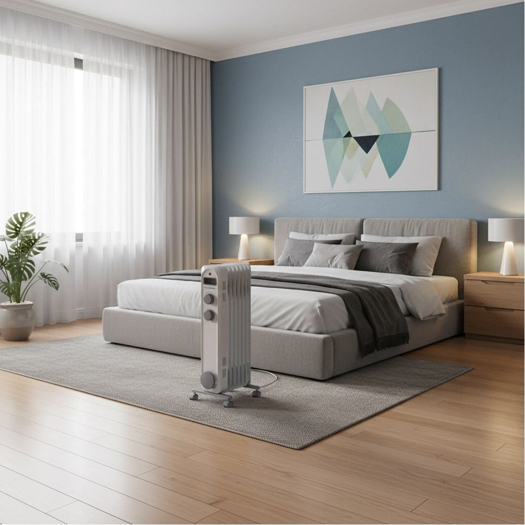 Радиатор масляный Willmark WOR-2409 2000В, белый, 1.5 кВт, 7 секций