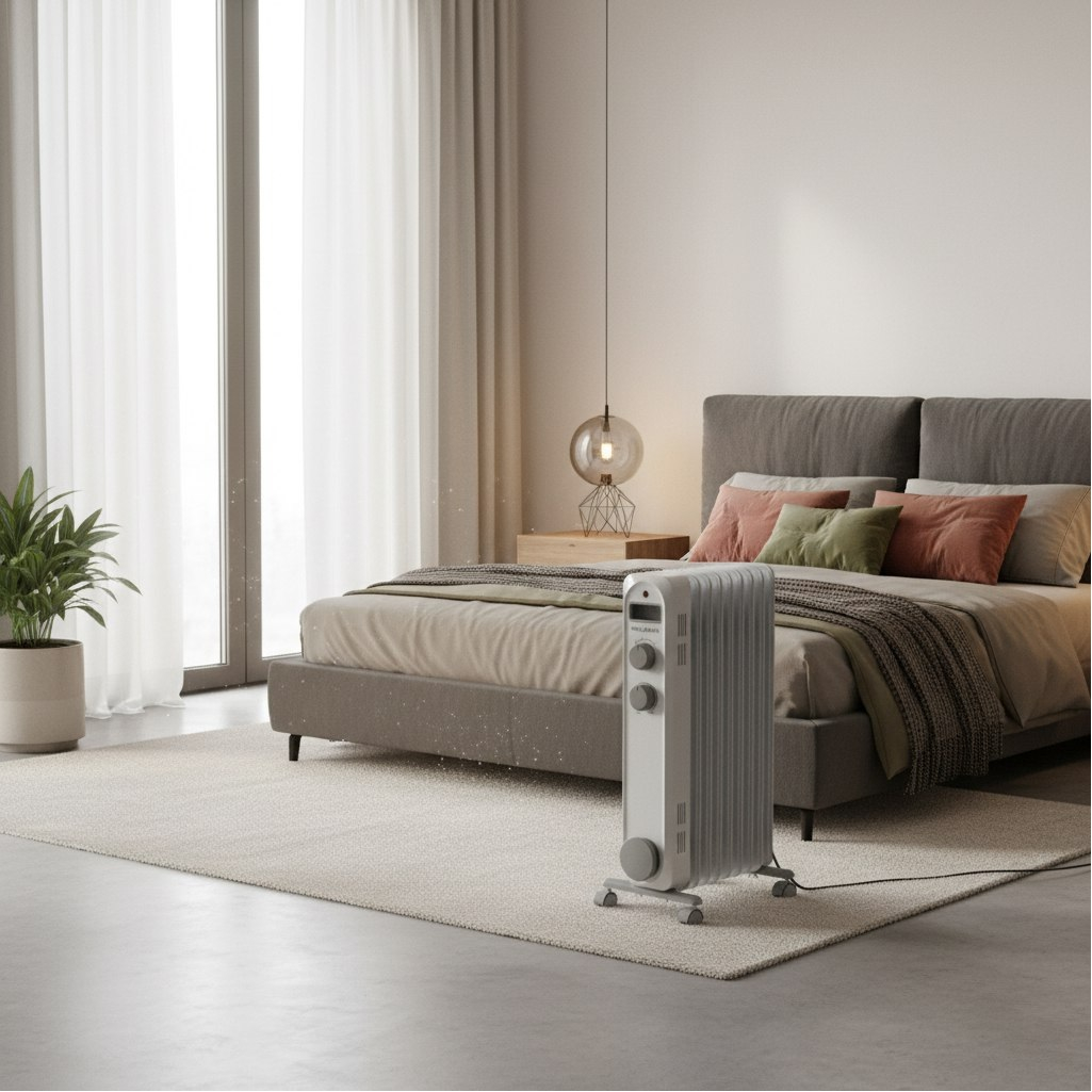 Радиатор масляный Willmark WOR-2409 2000В, белый, 2 кВт, 9 секций