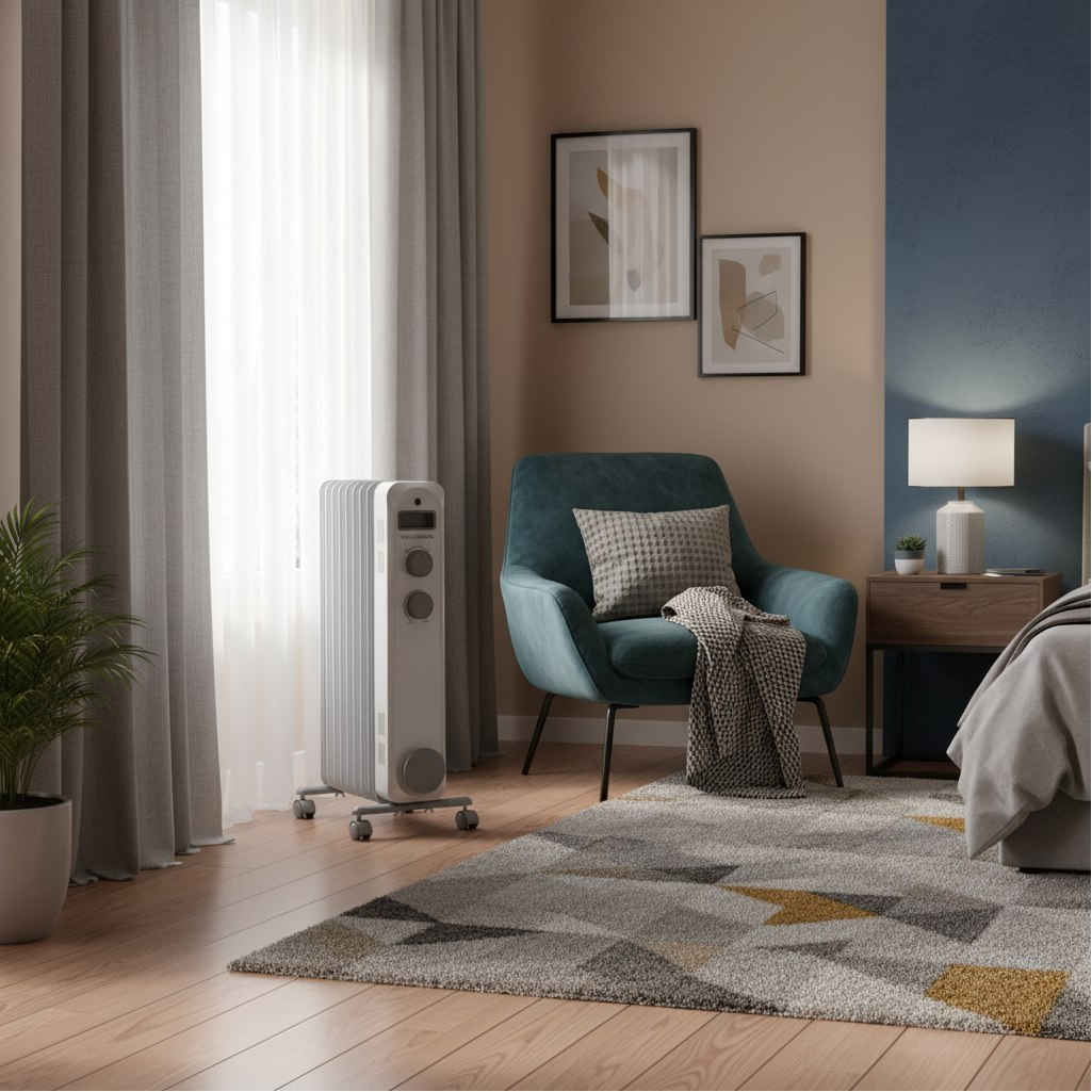 Радиатор масляный Willmark WOR-2409 2000В, белый, 2 кВт, 9 секций