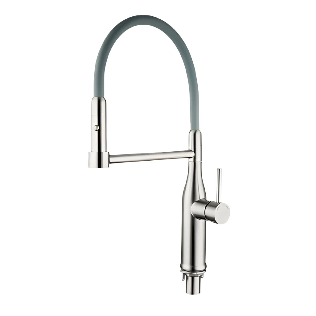 Смеситель для кухни Gappo G4398-55 гибкий излив, сатин