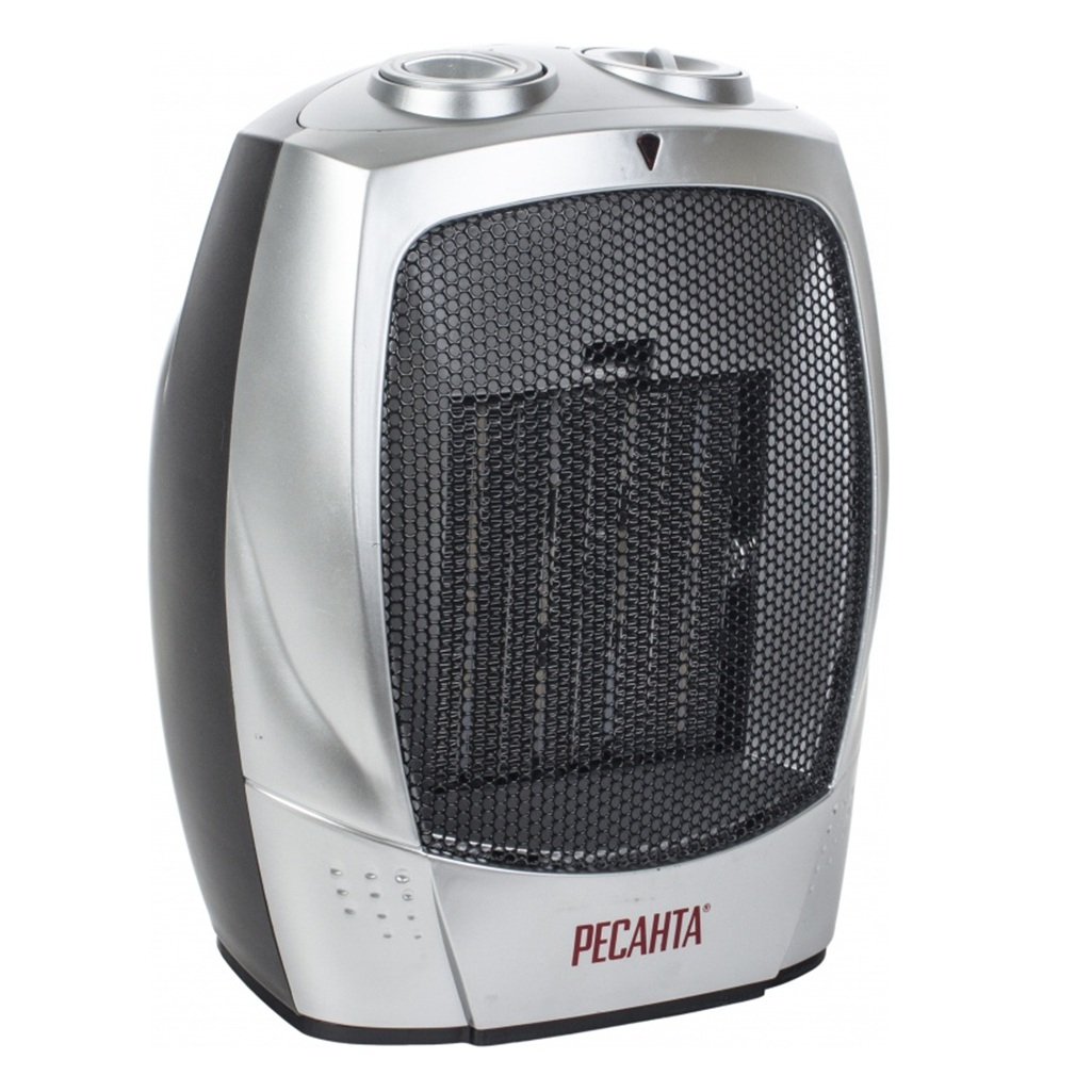 Тепловентилятор напольный Ресанта ТВК-1 67/2/3, до 18 кв.м, 1.8 кВт, серый