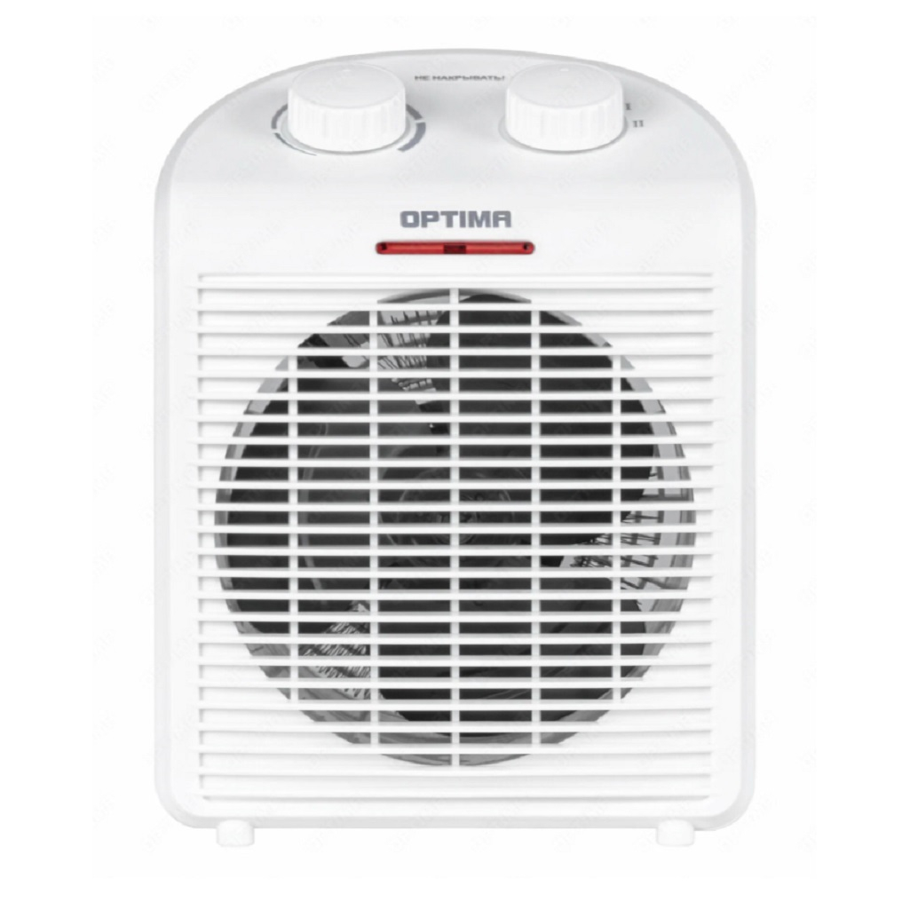Тепловентилятор пластиковый Optima FH-90E, напольный, 2000 Вт, белый