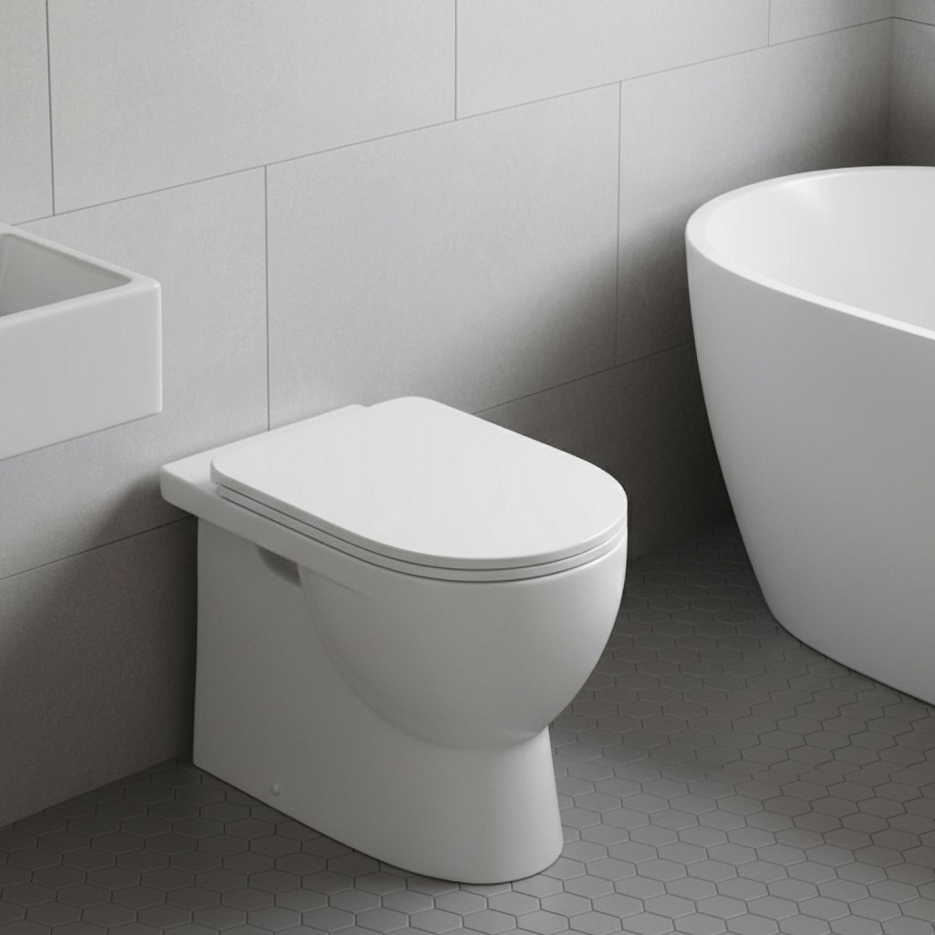 Унитаз  напольный Sanita luxe Art Comfort 248464, с бачком и сиденьем, белый