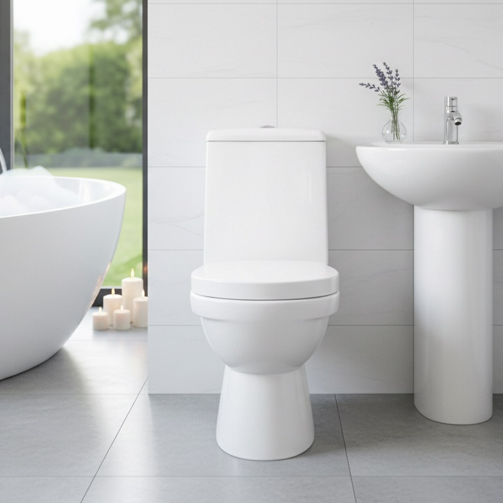 Унитаз напольный Sanita luxe Next Comfort 248465, с бачком и сиденьем, белый