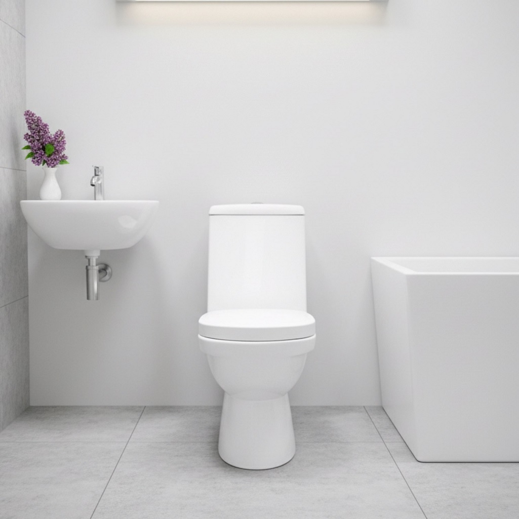 Унитаз напольный Sanita luxe Next Comfort 248465, с бачком и сиденьем, белый