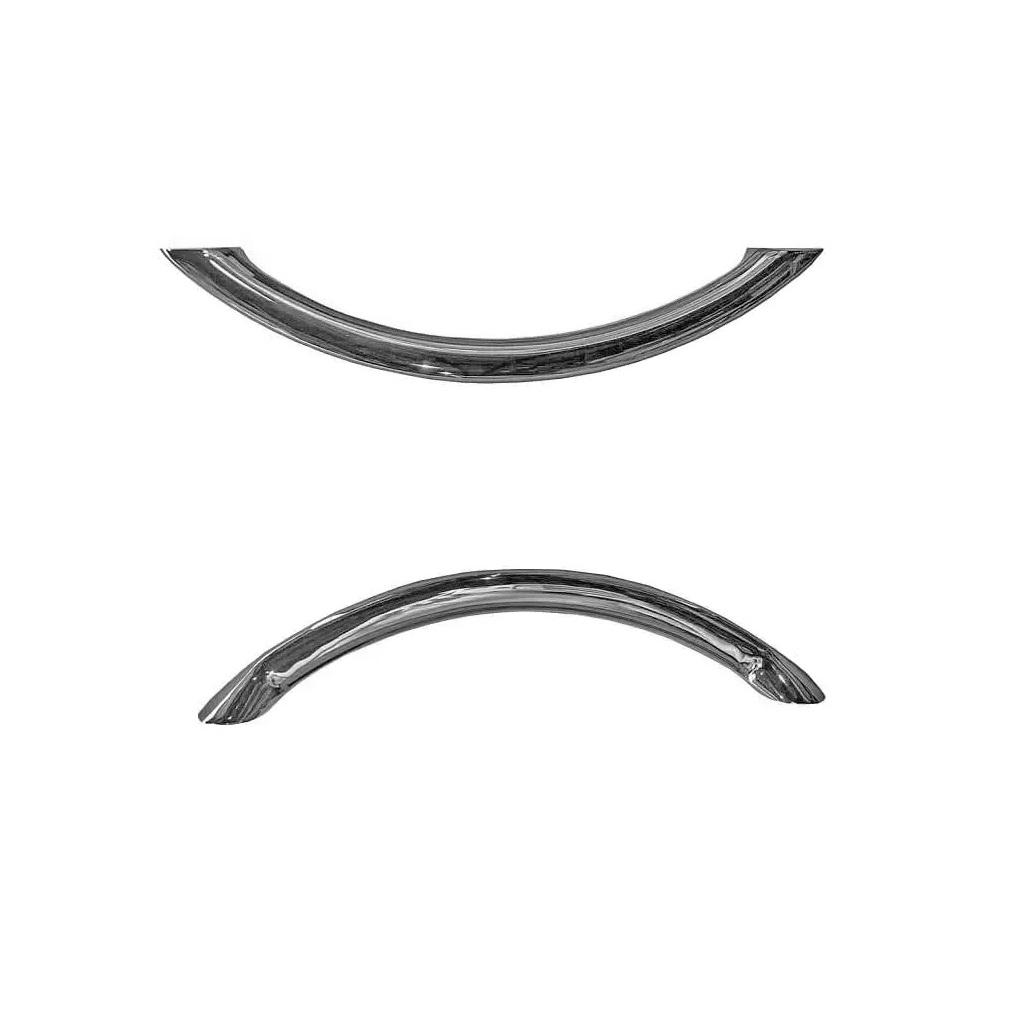 Комплект ручек Aqualux для чугунных ванн, металл, хром, крепление в комплекте