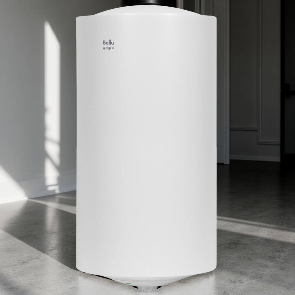 Водонагреватель накопительный Ballu BWH/S 100 Brief НС-1699359, 1.5 кВт, 100 л