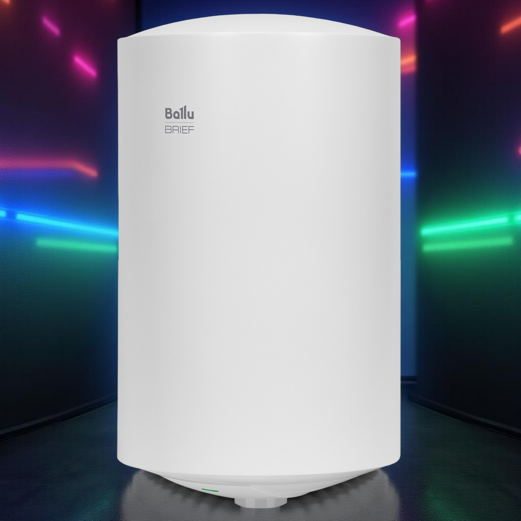 Водонагреватель накопительный Ballu BWH/S 30 Brief НС-1699356, настенный, 1.5 кВт, 30 л