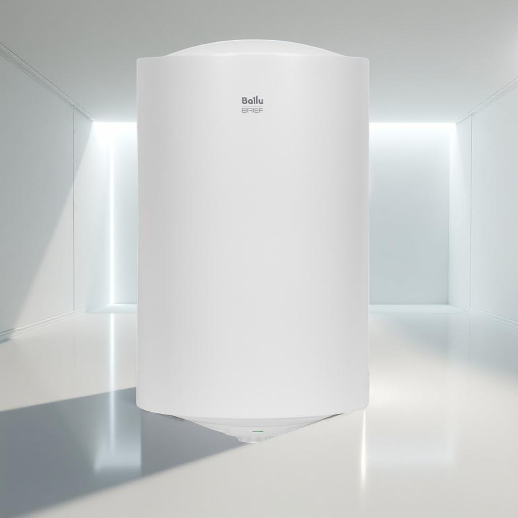Водонагреватель накопительный Ballu BWH/S 80 Brief НС-1699358, настенный, 1.5 кВт, 80 л