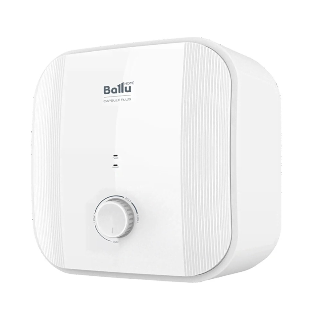 Водонагреватель накопительный Ballu BWH/S 10 Capsule Plus O, настенный, 2 кВт, 10 л