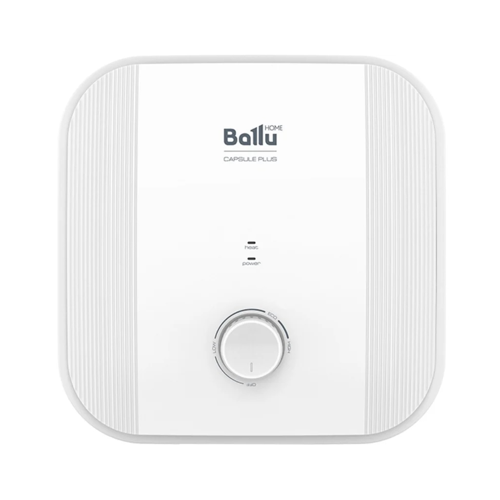 Водонагреватель накопительный Ballu BWH/S 10 Capsule Plus O, настенный, 2 кВт, 10 л
