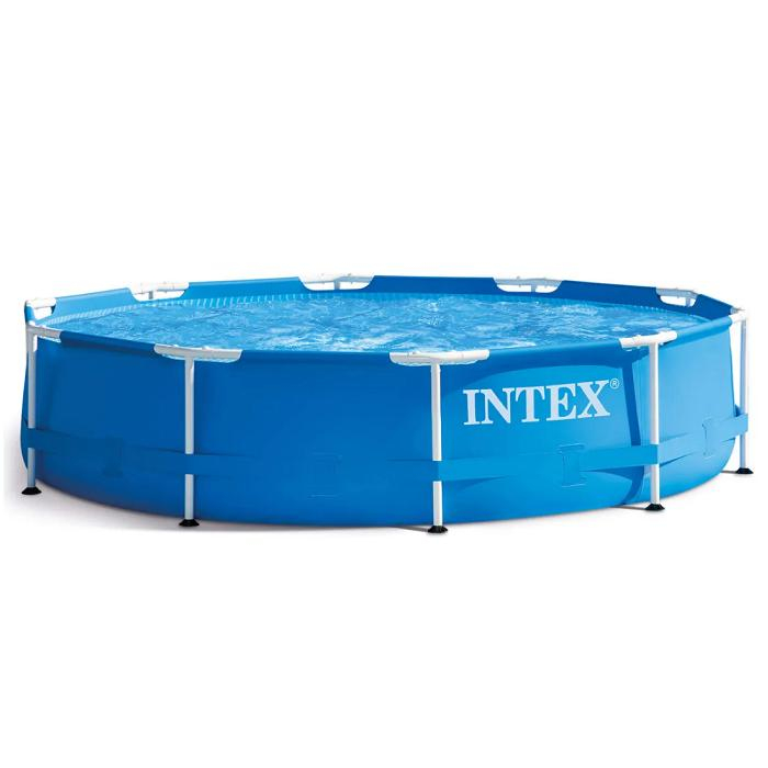 Бассейн metal frame pool. Intex Metal frame 28242. Каркасный бассейн Intex Metal frame 28205 244х51 см. Бассейн Intex Metal frame 28200, 305х76 см. Бассейн каркасный с фильтром 457*122 см Intex 28242.