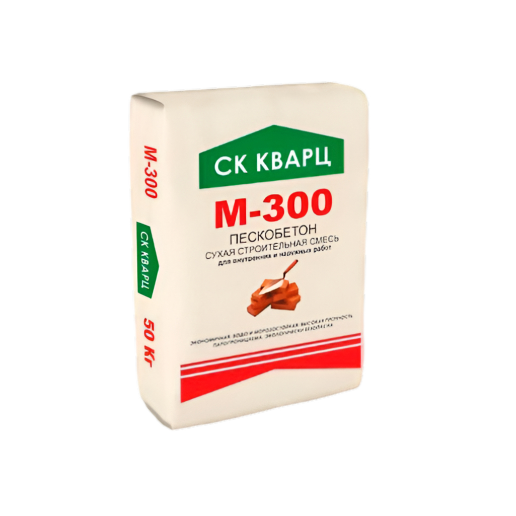 Пескобетон СК Кварц М-300 сухая строительная смесь 50 кг
