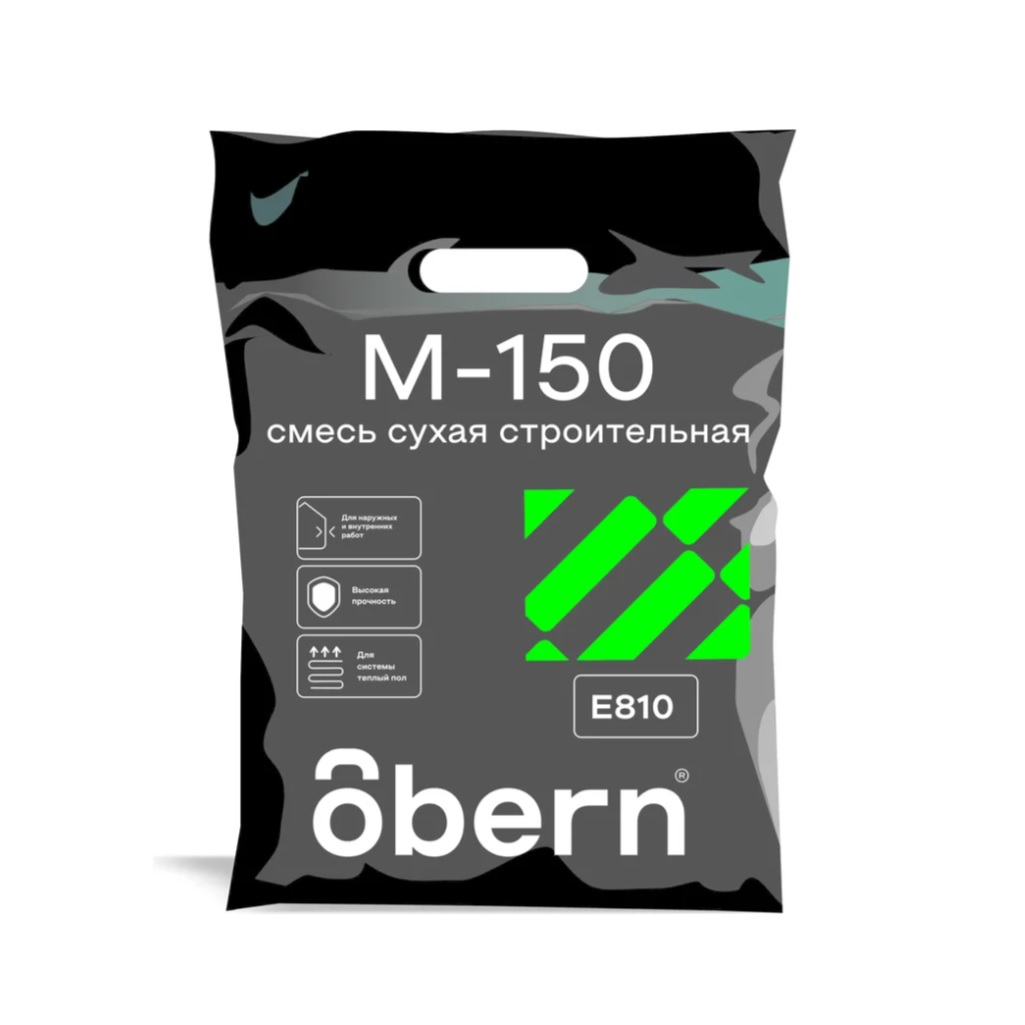 Смесь сухая строительная Obern М-150, 0024058, универсальная, 3 кг