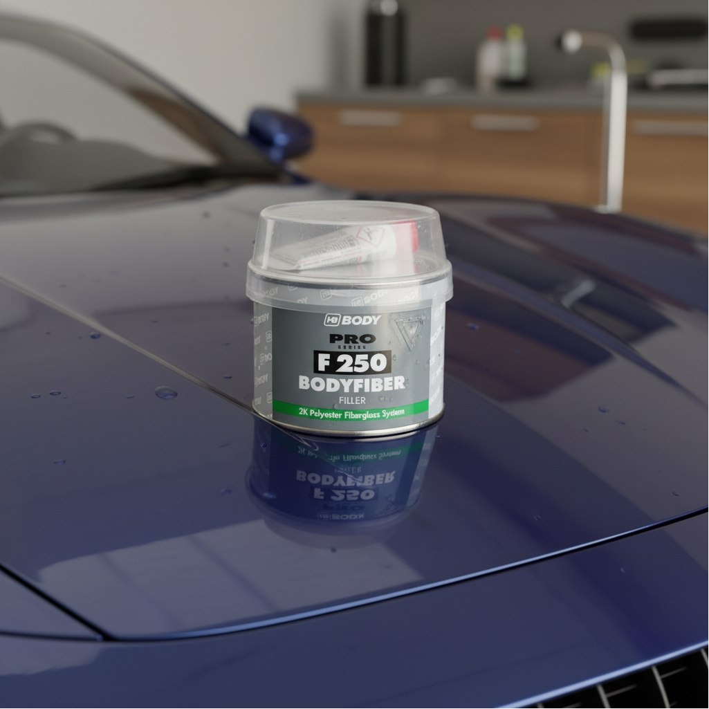 Шпатлевка полиэфирная HB Body Pro F250 Fiber 7729157, 0.25 кг