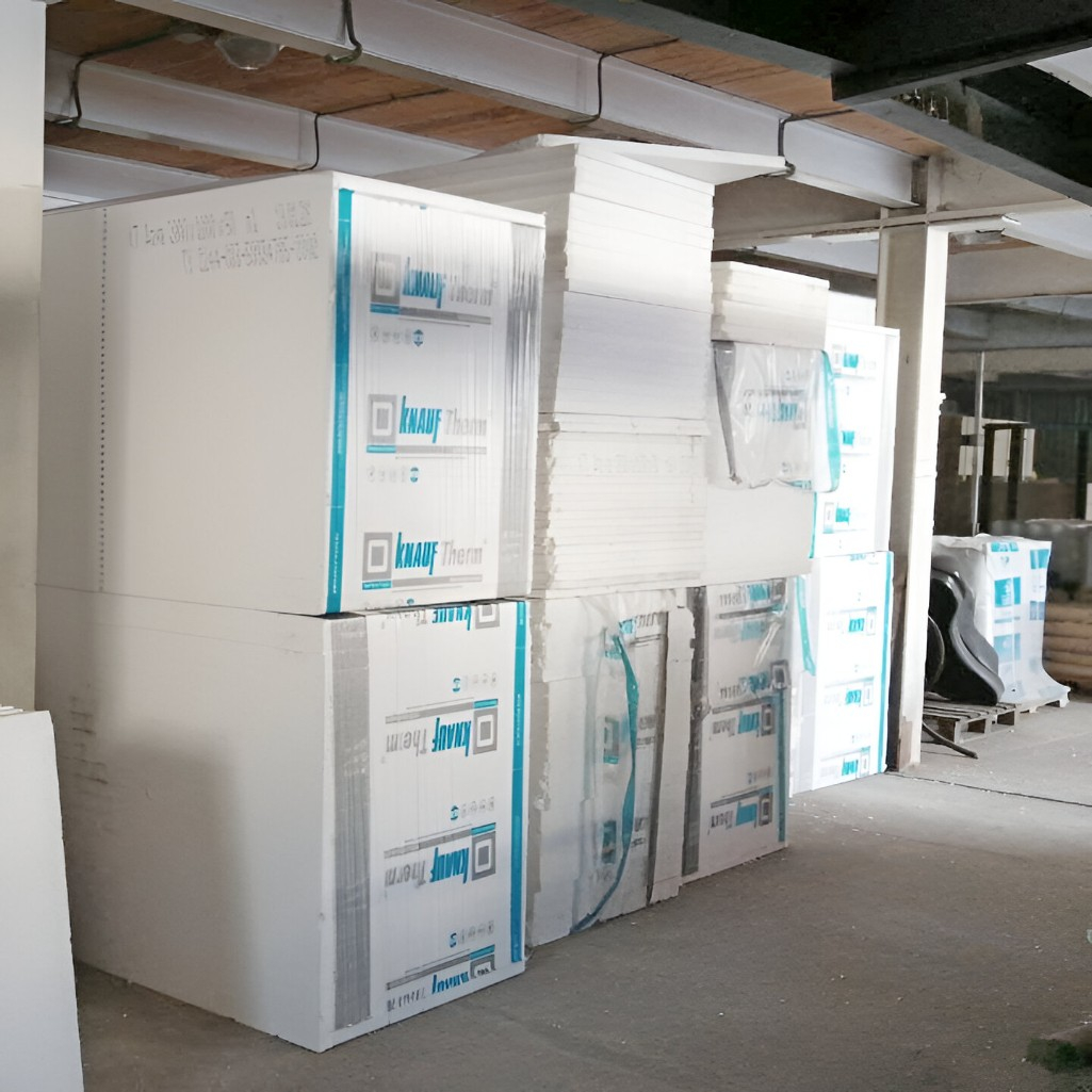 Пенополистирол ППС Knauf, для перегородок, пола, стен, 30х1000х1000 мм, 1 лист