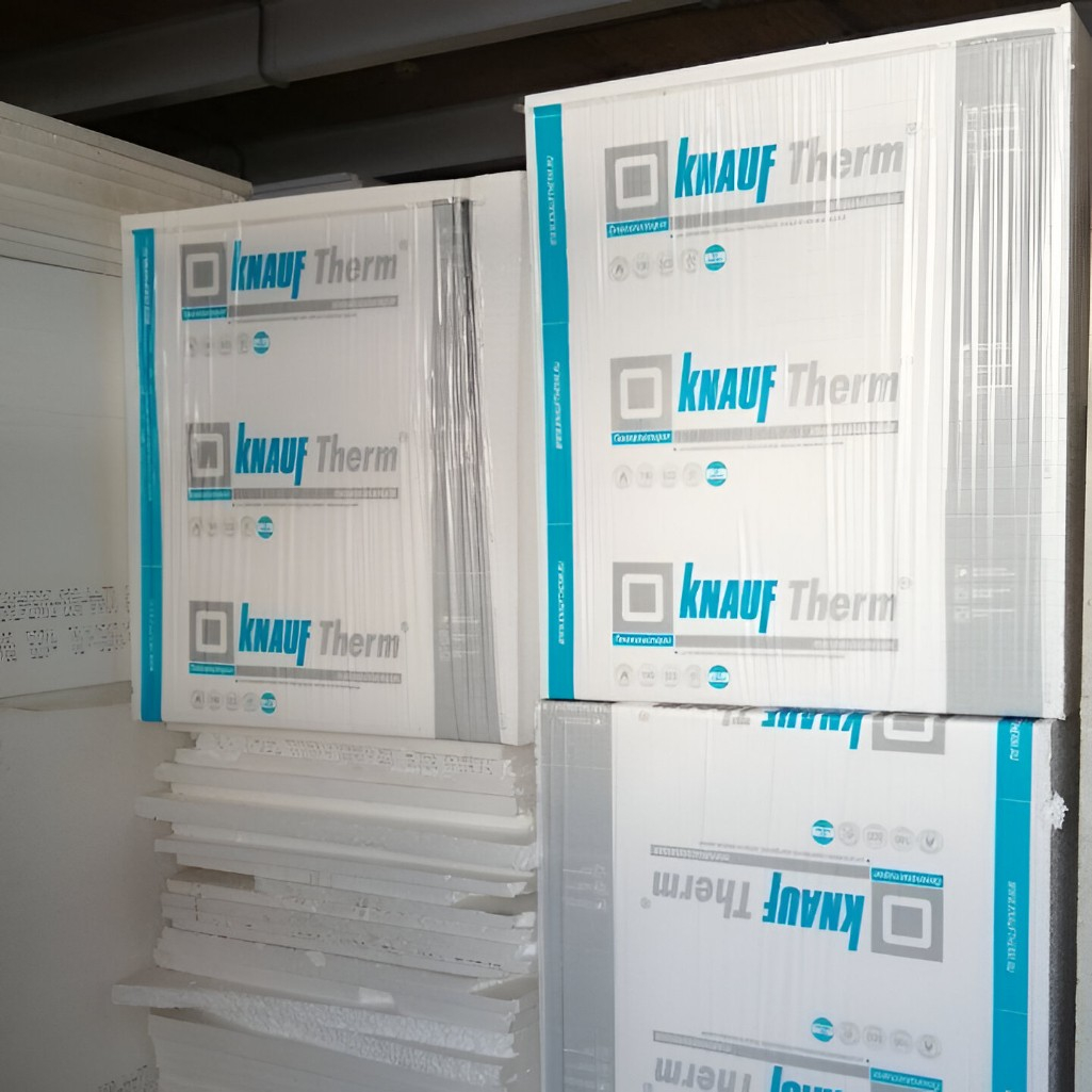 Пенополистирол ППС Knauf, для перегородок, пола, стен, 40х1000х1000 мм, 1 лист