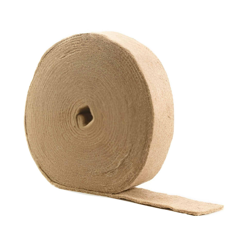 Пакля Лен-джут строительная, для стен и полов, толщина 8-10 мм, 0.2х20 м, в рулоне