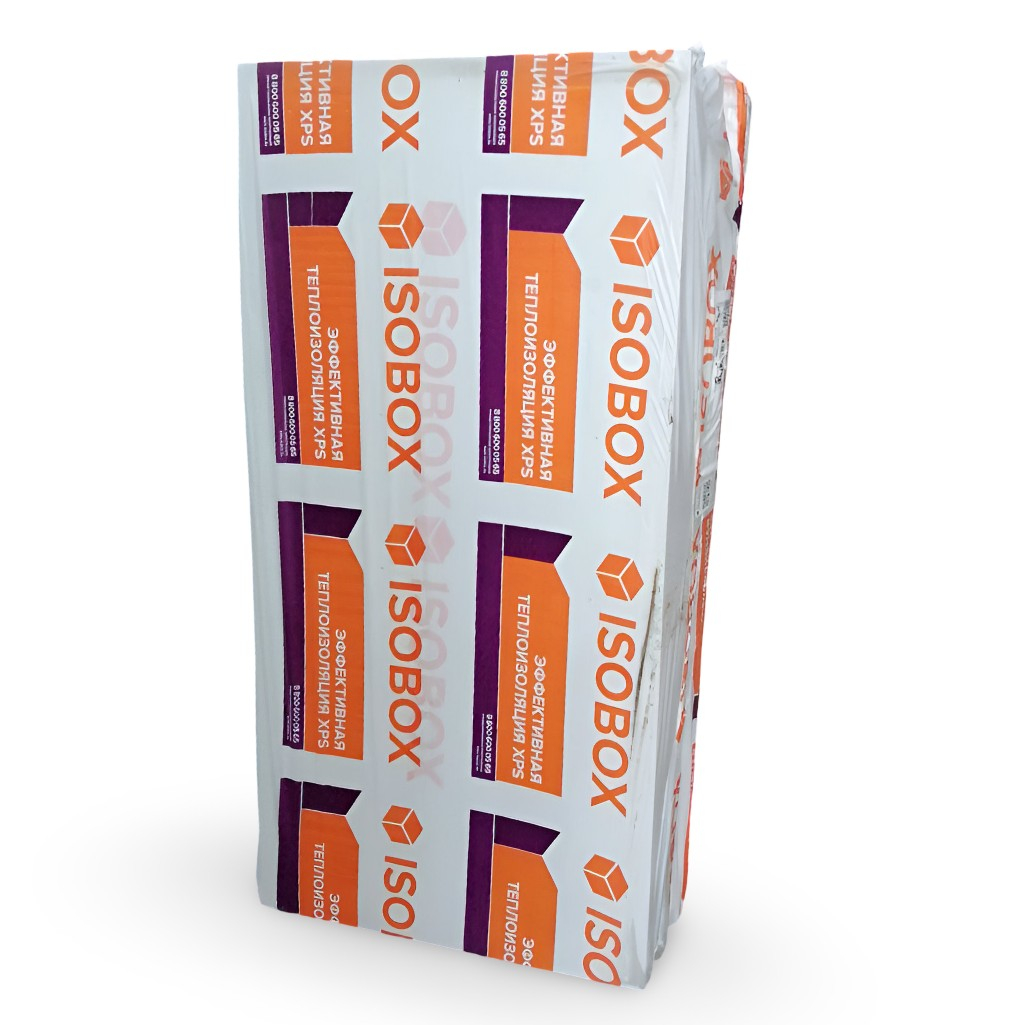 Пенополистирол Технониколь XPS 150 Изобокс для фасадов, стен, пола 100х580х1180 мм, 1 лист