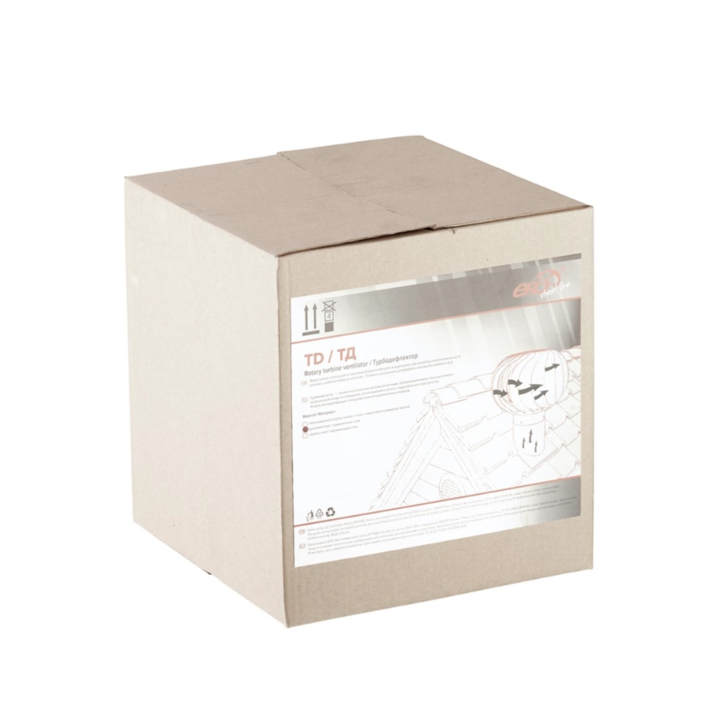 Турбодефлектор Era ТД-125, диаметр 125 мм, нержавеющая сталь, серебристый