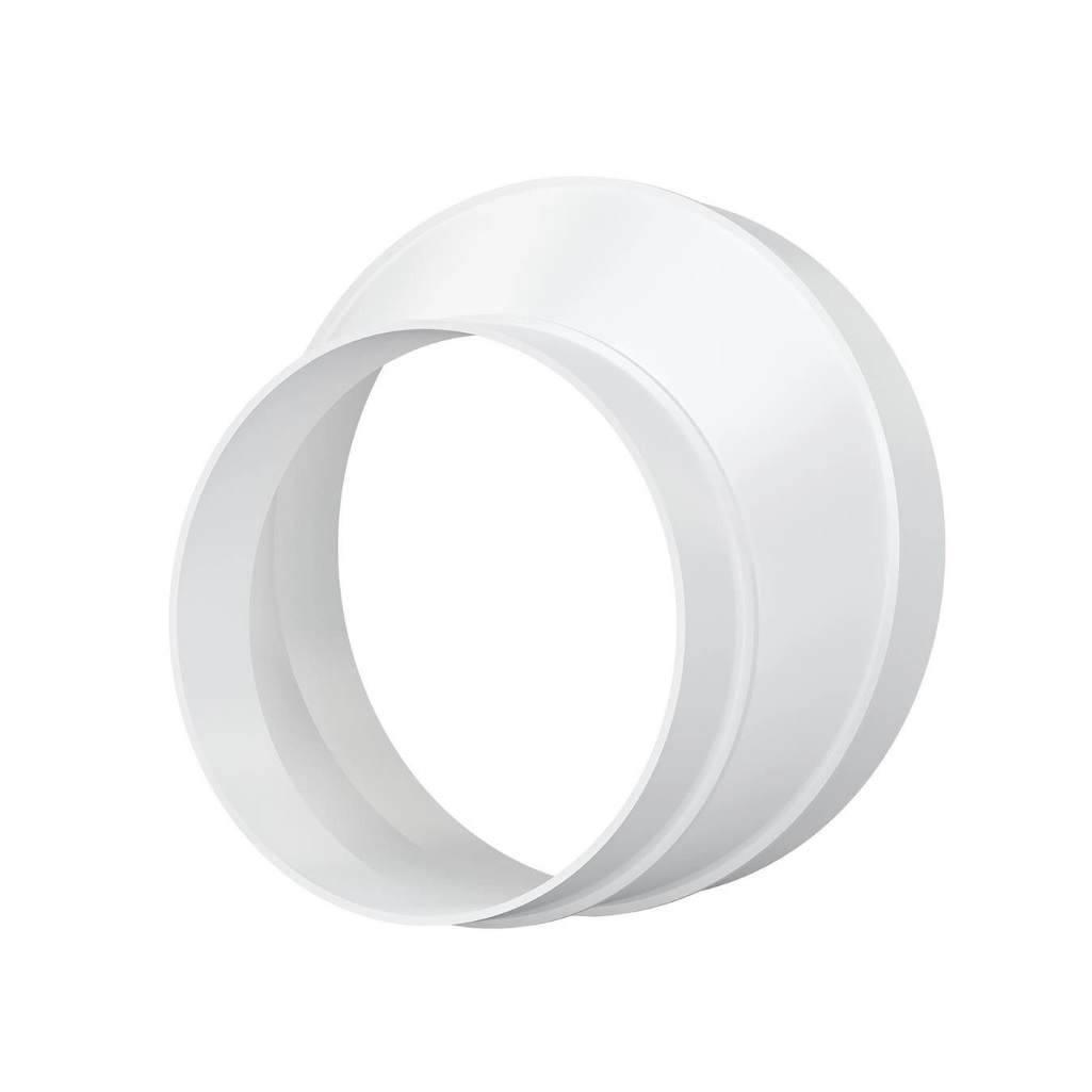 Соединитель эксцентриковый Era 1012,5РЭП для круглых воздуховодов, d100-125 мм, пластик