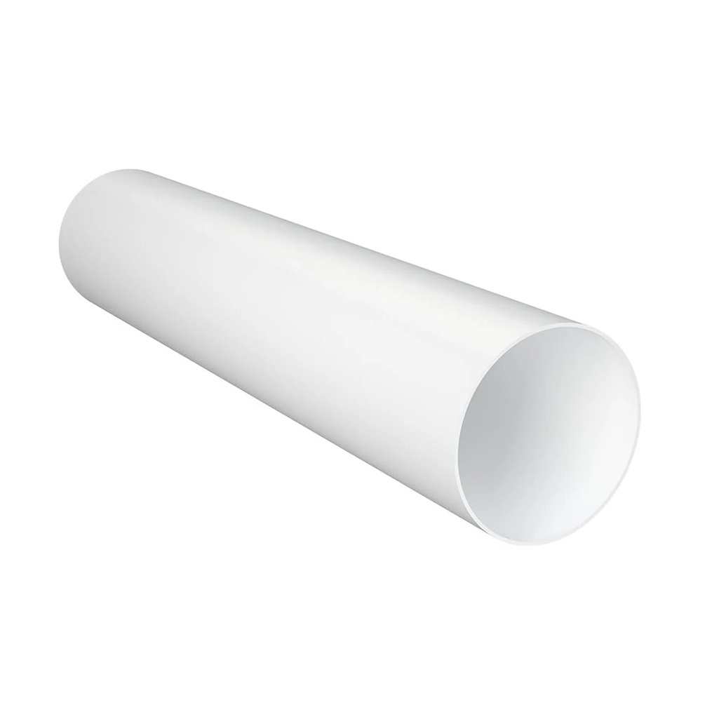 Воздуховод круглый Era 12,5ВП, 125 мм, пластик, белый, 0.5 м