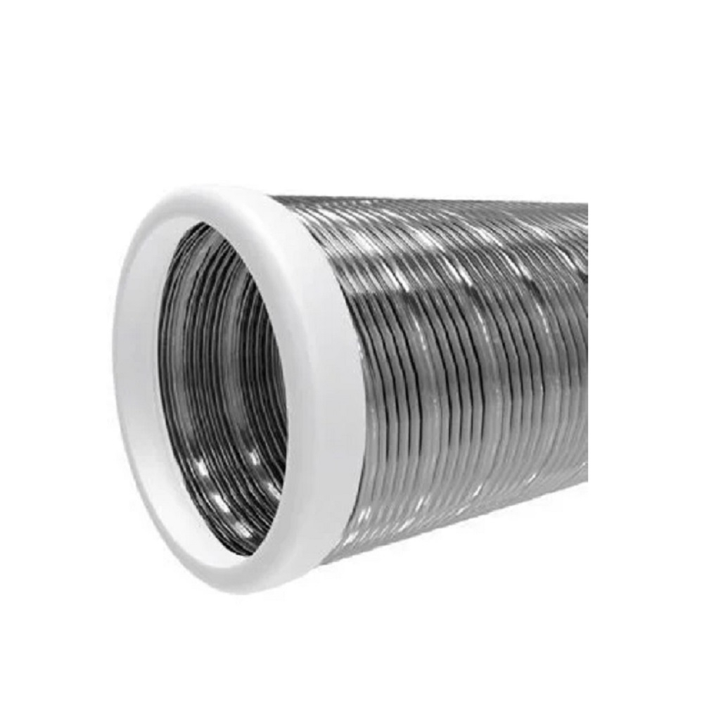 Воздуховод гибкий спирально-навивной Era, 1 м, d-115 мм, нержавейка AISI 304