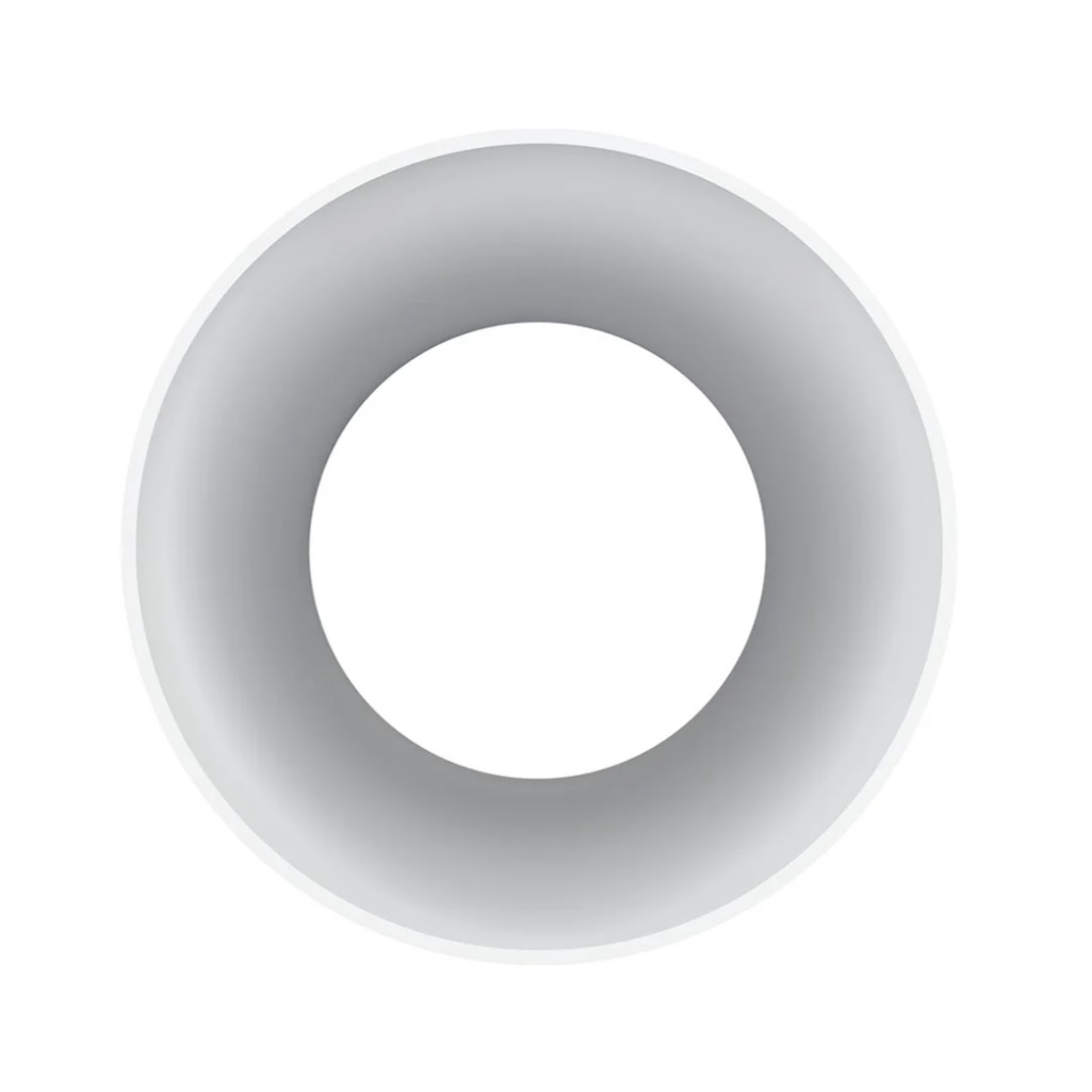 Воздуховод круглый Era 10ВП1, d-100 мм, пластик, белый, длина 1 м