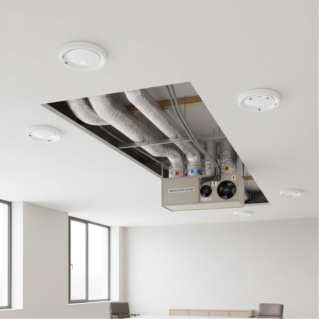 Анемостат приточно-вытяжной Era 12,5АПВП, с фланцем, d 125 мм, пластик