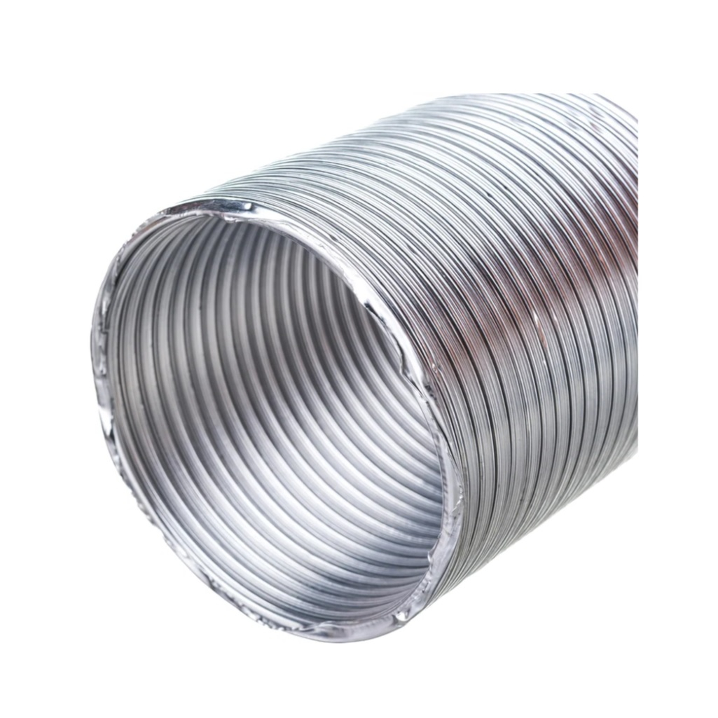 Воздуховод гибкий гофрированный Era 08ВА, 3 м, 0.1 мм, диаметр 80 мм, алюминий