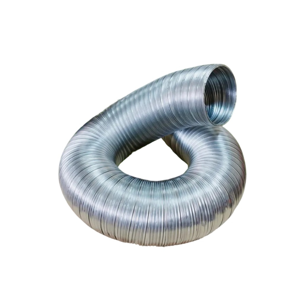 Воздуховод гибкий гофрированный Era 13ВА, 3 м, 0.1 мм, диаметр 130 мм, алюминий