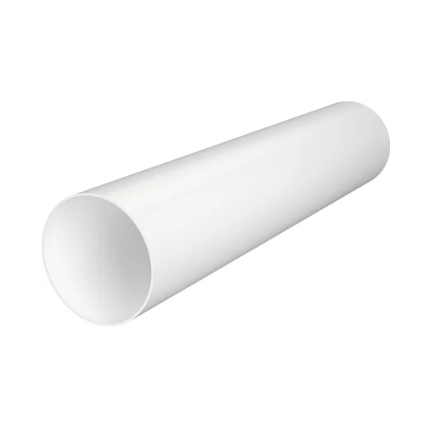 Воздуховод круглый Era 16ВП1,1 м, диаметр 160 мм, белый, пластик