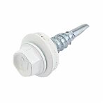 Саморез Daxmer кровельный 5.5х25 RAL 9003 белый, 250 шт